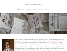 Tablet Screenshot of keithweghorst.com